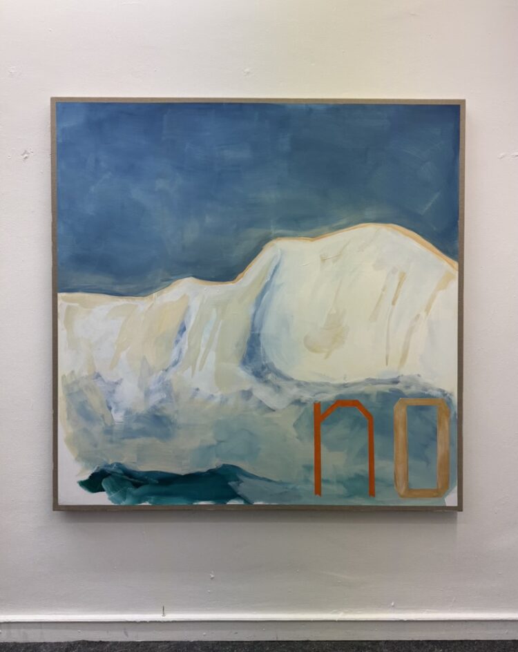 Das Foto zeigt Malerei des Künstlers Carsten Fock.